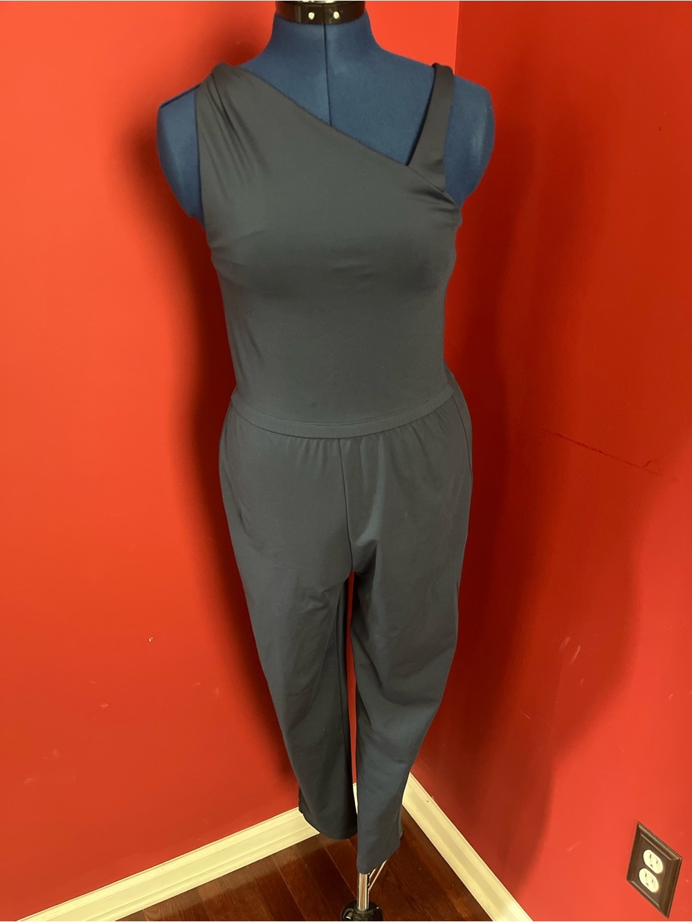 New Balance One-Shoulder Athletic Jumpsuit